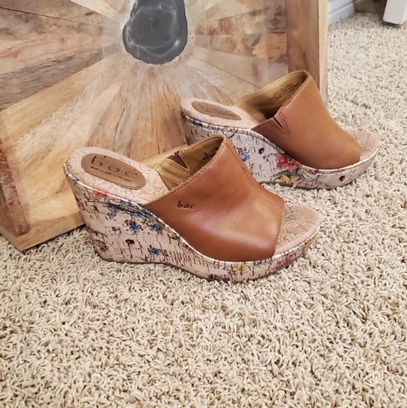 BOC leather wedges - Picture 4 of 5